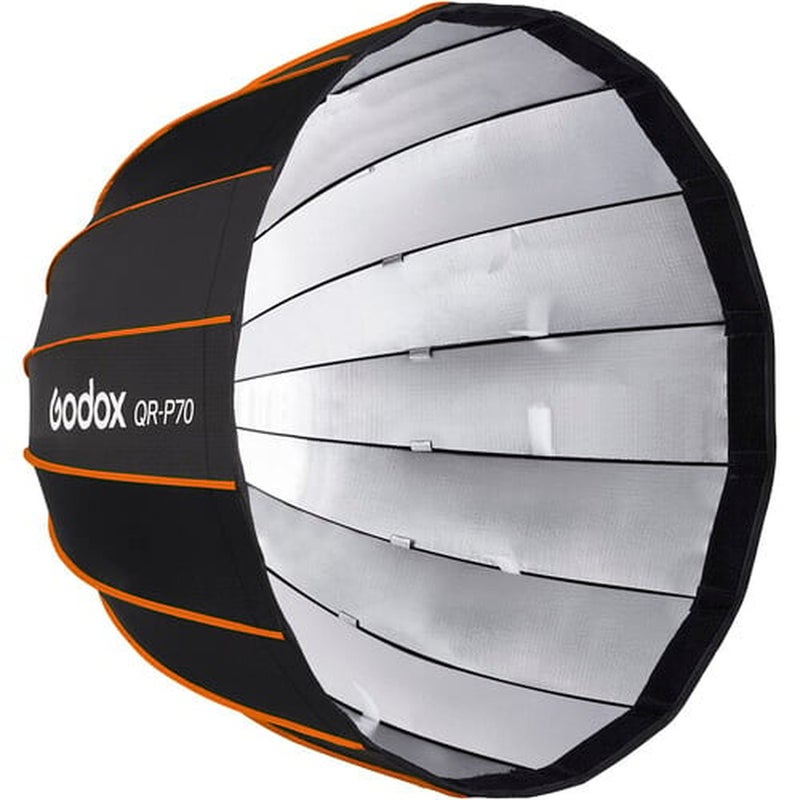 Godox Quick Release Parabolic Softbox 70 CM Bowens mount with Grid - Image 1