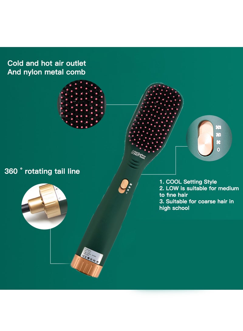 Sharpdo Hair Dryer Brush Blow Comb for with Attachment Beauty Handheld 2 In 1 Hair Dryer Comb Multifunctional Professional Electric Household Hair Dryer Comb for Women Men - Image 5