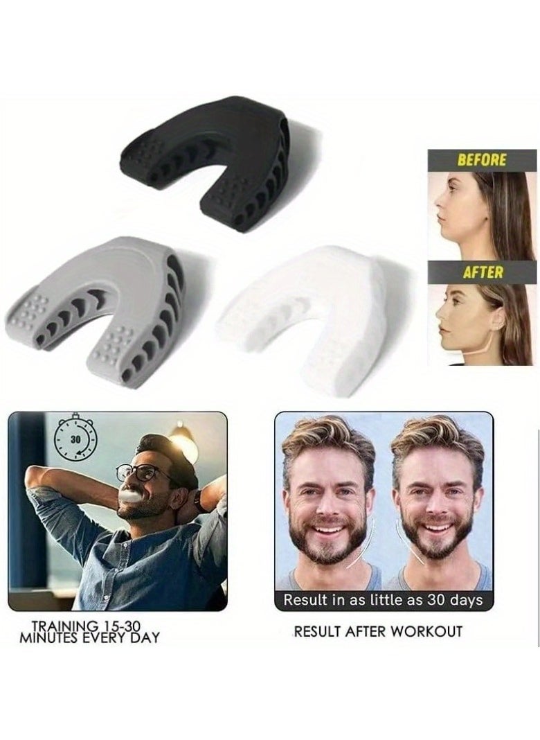 Generic 4Pcs Jaw Exerciser, Latest Version Jawline Shaper for Men & Women, Jawline Exerciser, Jaw Trainer, Tighten & Tones, Target Your Chin & Cheekbones, Facial Exerciser for Beginner Intermediate Advanced  - Image 1