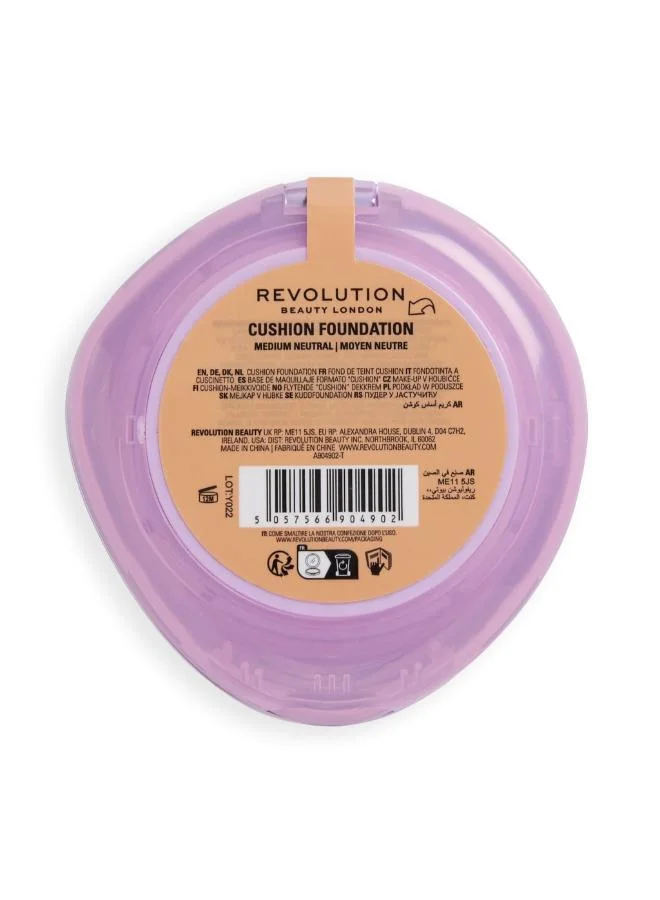 Revolution Medium Neutral Superdewy Cushion Foundation Medium Neutral for Women | Best Price UAE