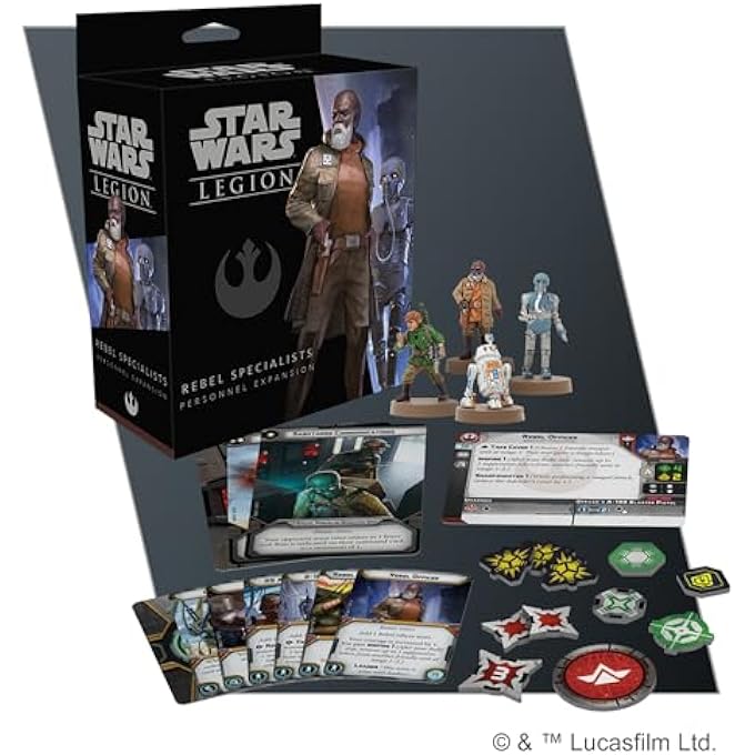 Atomic Mass Games Star Wars Legion Rebel Specialists Personnel Expansion  Tabletop Miniatures Game Strategy Game for Kids and Adults Ages 14 2 Players 3 Hour Playtime Made - Image 4