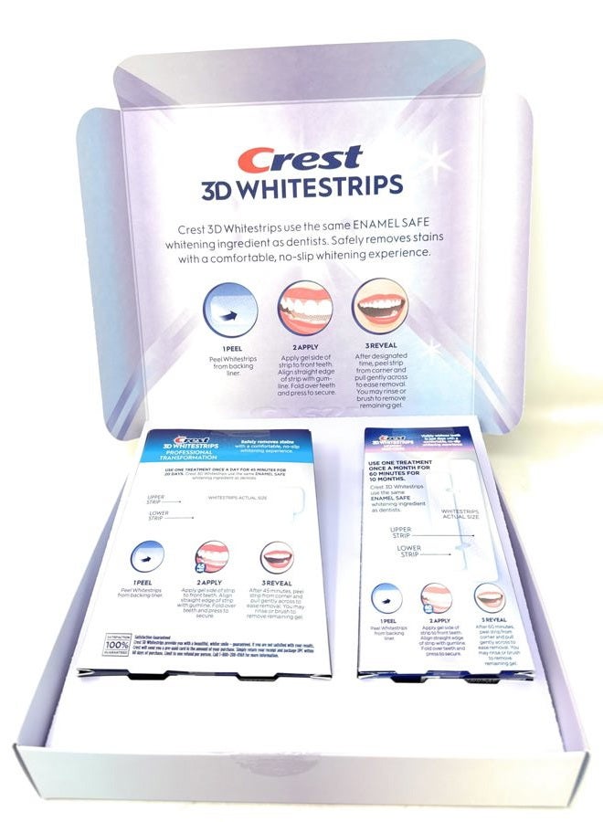 Crest شرائط تبييض الأسنان 3D، 40 + 20 شريط - Image 5