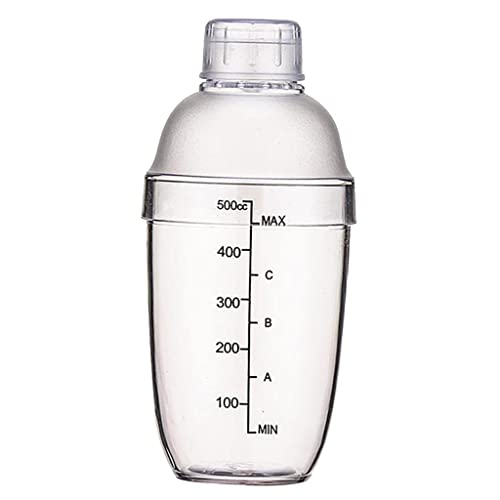 CALANDIS® Cocktail Shaker - Clear Matte Bottle Bar Pub Drink Party Supplies 500cc - Image 2