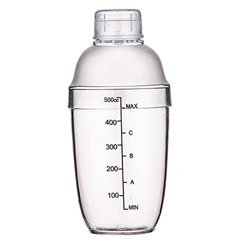 CALANDIS® Cocktail Shaker - Clear Matte Bottle Bar Pub Drink Party Supplies 500cc - Image 3