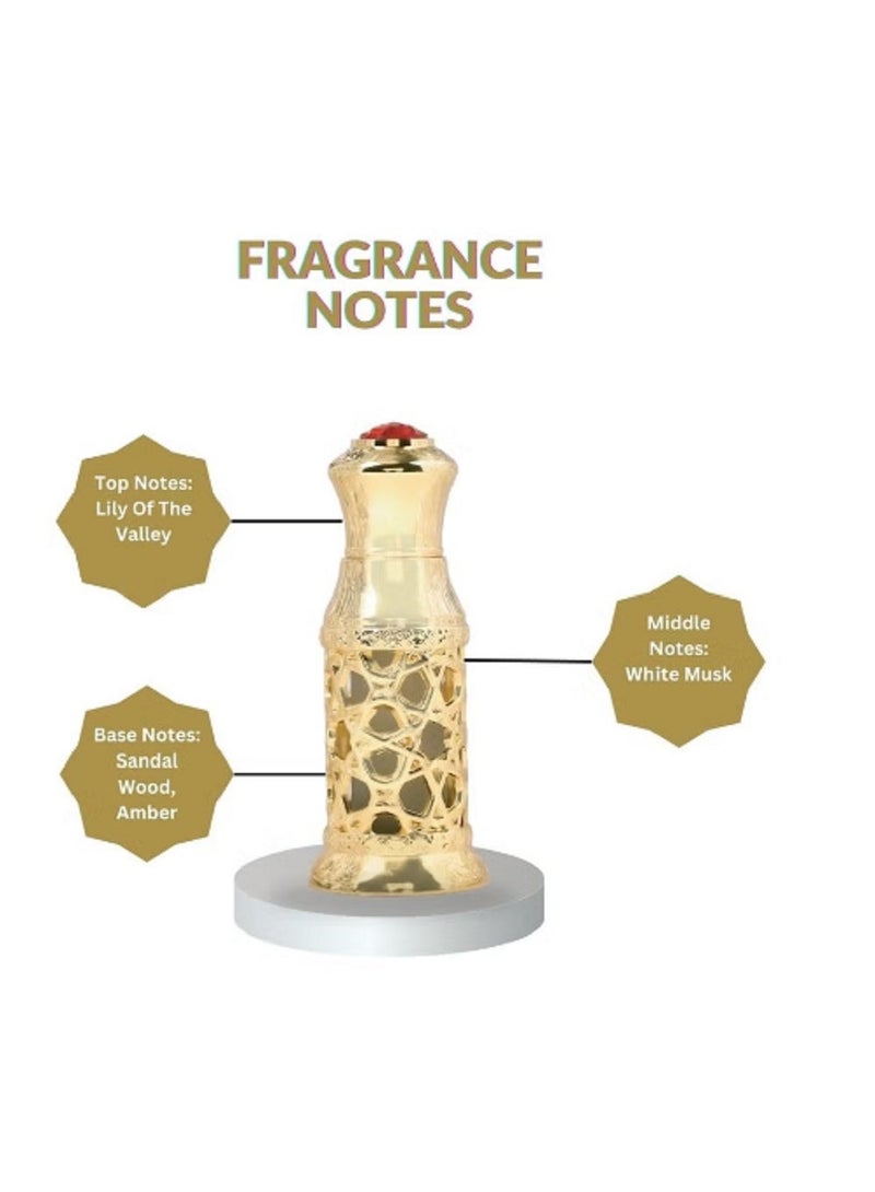 نسيم زيت عطري مسك صافي 6 مل عطار - عطر مركز يدوم طويلاً للرجال والنساء - Image 3