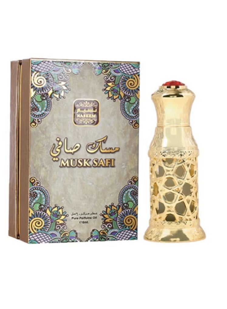 نسيم زيت عطري مسك صافي 6 مل عطار - عطر مركز يدوم طويلاً للرجال والنساء - Image 1