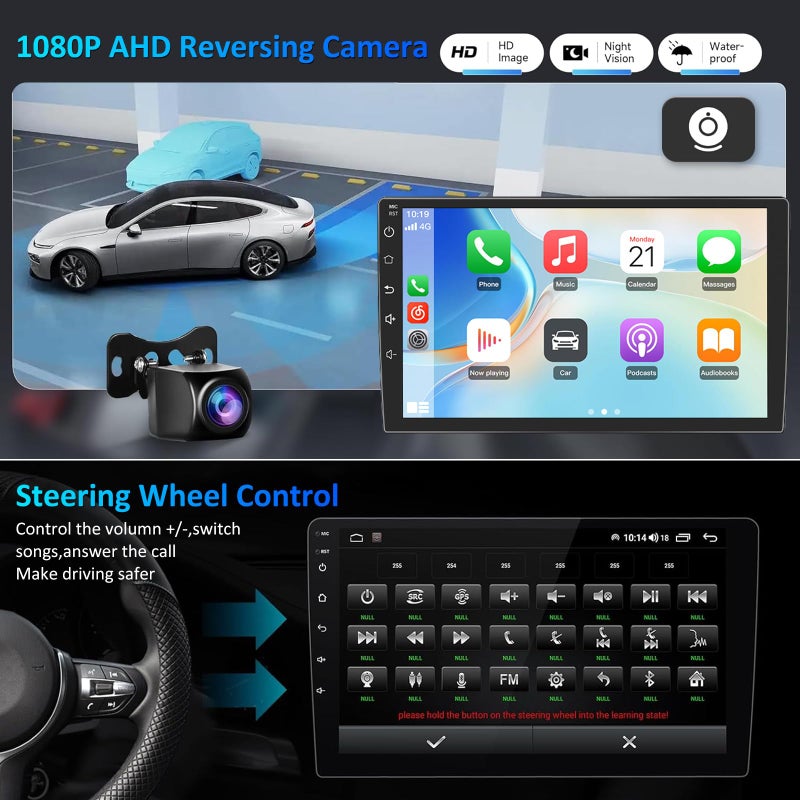 Bestview 4G+64G Car Radio Upgrade for Ford F150 2009-2014: Android 15 Car Stereo for F150 Radio with 9 inch Touch Screen, Wireless Carplay/Android Auto, GPS, WiFi, Bluetooth,FM RDS Audio, SWC, Backup Camera - Image 4