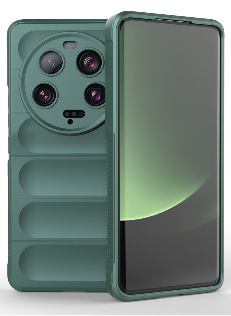 GOLDEN MASK GOLDEN MASK Compatible With Xiaomi 13 Ultra Magic Case ShockProof (Green)  - Image 2