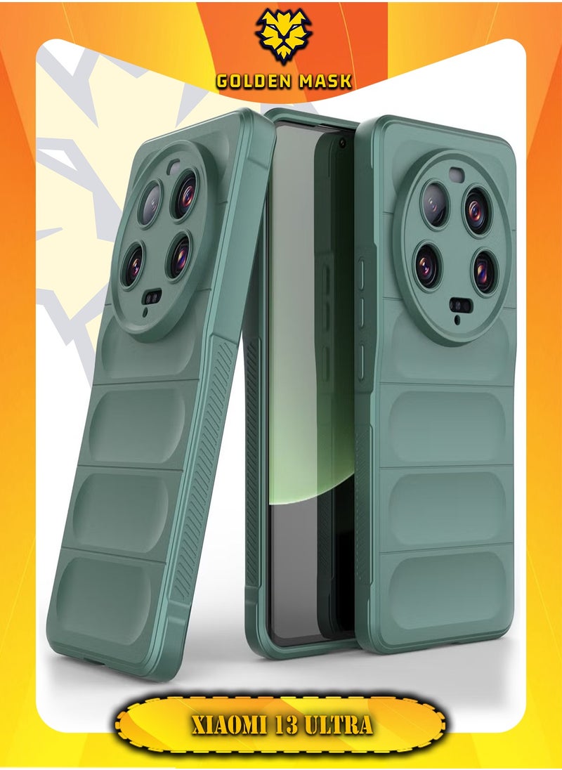 GOLDEN MASK GOLDEN MASK Compatible With Xiaomi 13 Ultra Magic Case ShockProof (Green)  - Image 1