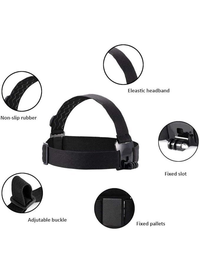 TEKCAM Action Camera Head Strap Chest Strap Mount Chest Harness with Carrying Bag Compatible with Gopro Hero 12 11 10 9 8 7/AKASO EK7000 Brave 4 V50/Apexcam/Dragon Touch/WOLFANG Action Camera - Image 3