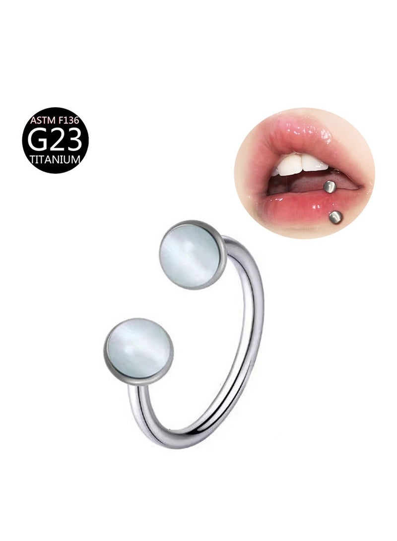 إينوشا أقراط و حلقات أنف من سبائك التيتانيوم G23 – مجوهرات ثقب الجسم المضادة للحساسية مع زركونيا مكعبة، مثالية للبشرة الحساسة (ذهبي و فضي)" - Image 1