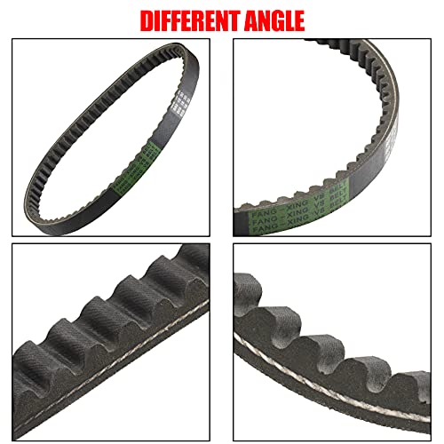 MRELC 139QMB Reinforced 669-18-30 Racing CVT Drive Belt Compatible with GY6 49cc 50cc， Roketa Baja Tank Jmstar Taotao Jonway Vespa Chinese Scooter Moped ATV (Pack of 1 V-Belt) - Image 4