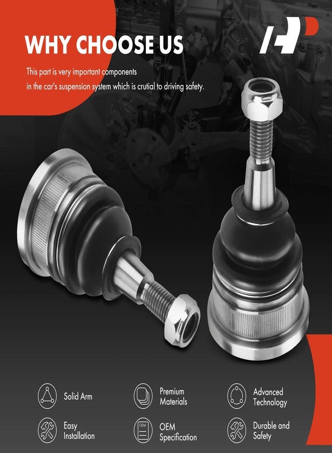 أ-بريميوم طقم مفصل كروي سفلي أمامي من قطعتين من A-Premium متوافق مع فولكس فاجن روتان 2009-2014، كرايسلر تاون آند كانتري 2008-2016، دودج جراند كارافان 2008-2018، رام سي/في 2012-2015 - Image 5