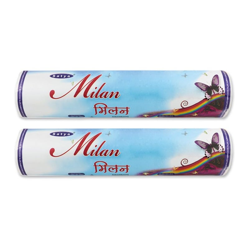 Satya Milan Incense Sticks Rolls 250g Each (Pack of 2) - Image 1