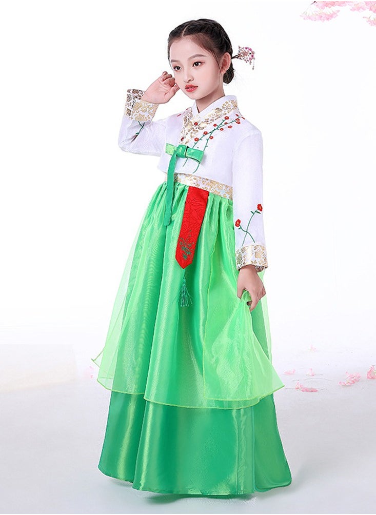 Al Aoyama - Al Aoyama Hanbok cotume for Girl Korean tradition Dress  Kids Hanbok Dol Baekil theme party costume - Image 1