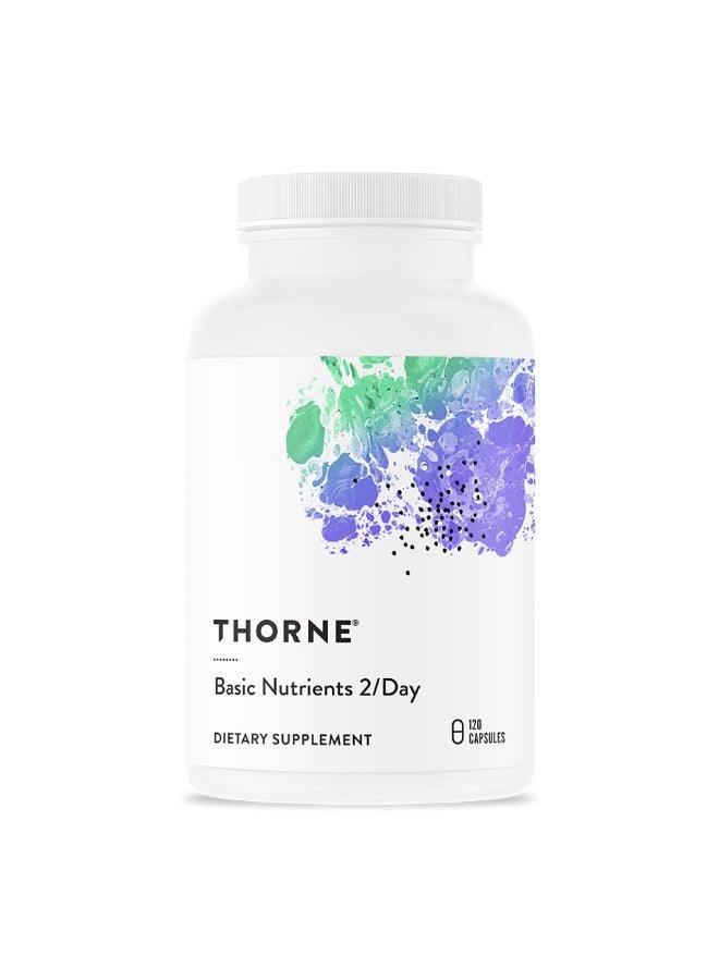 Thorne Basic Nutrients 2/Day - 120 Capsules - dietary supplement - Image 1