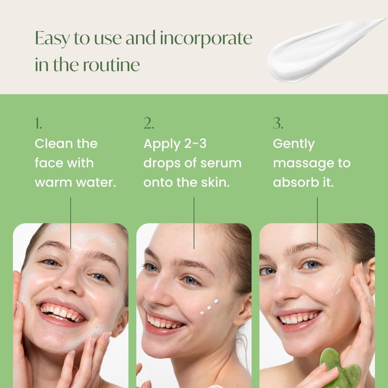 PLANTIFIQUE Korean Jojoba Oil Hyaluronic Acid Face Massage Serum Hydrating AntiAging Collagen Niacinamide Formula Perfect for Gua Sha Facial Massage Gift for Men Women - Image 4