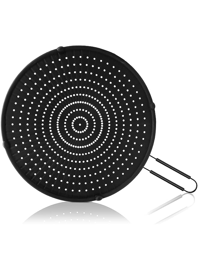 SYOSI Splatter Screen for Frying Pan 13”, Multi-Use Grease Splatter Guard Heat Resistant to Hot Oil Food Safety Oil Splash Guard - Image 1