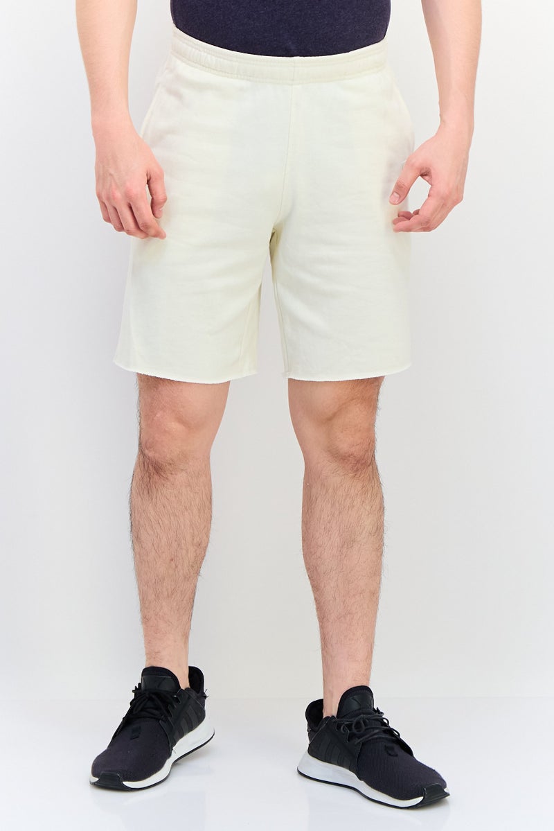 FILA Men Sportswear Fit Drawstring Outdoor Shorts, Ivory - Image 1