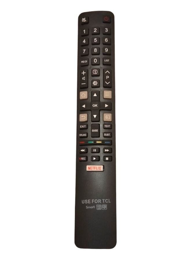 HuHa - Tcl Remote Control For Smart Tcl Tv Lcd Led Tv'S Hdtv Rc802N Yai2 Yui1 P20 C2 Series 32S6000S 40S6000Fs 43S6000Fs 49C2Us 55C2Us 65C2Us 75C2Us With Netflix - Image 1