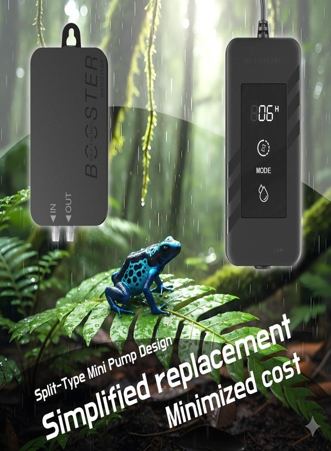 ReptiKing Automatic Reptile Misting & Humidifying System, Auto Rain Sprayer, 2 Nozzles, Auto Reptiles Mister for Terrariums, Chameleon Cages, Plants, Paludariums, Frog Snake Enclosures - Image 5
