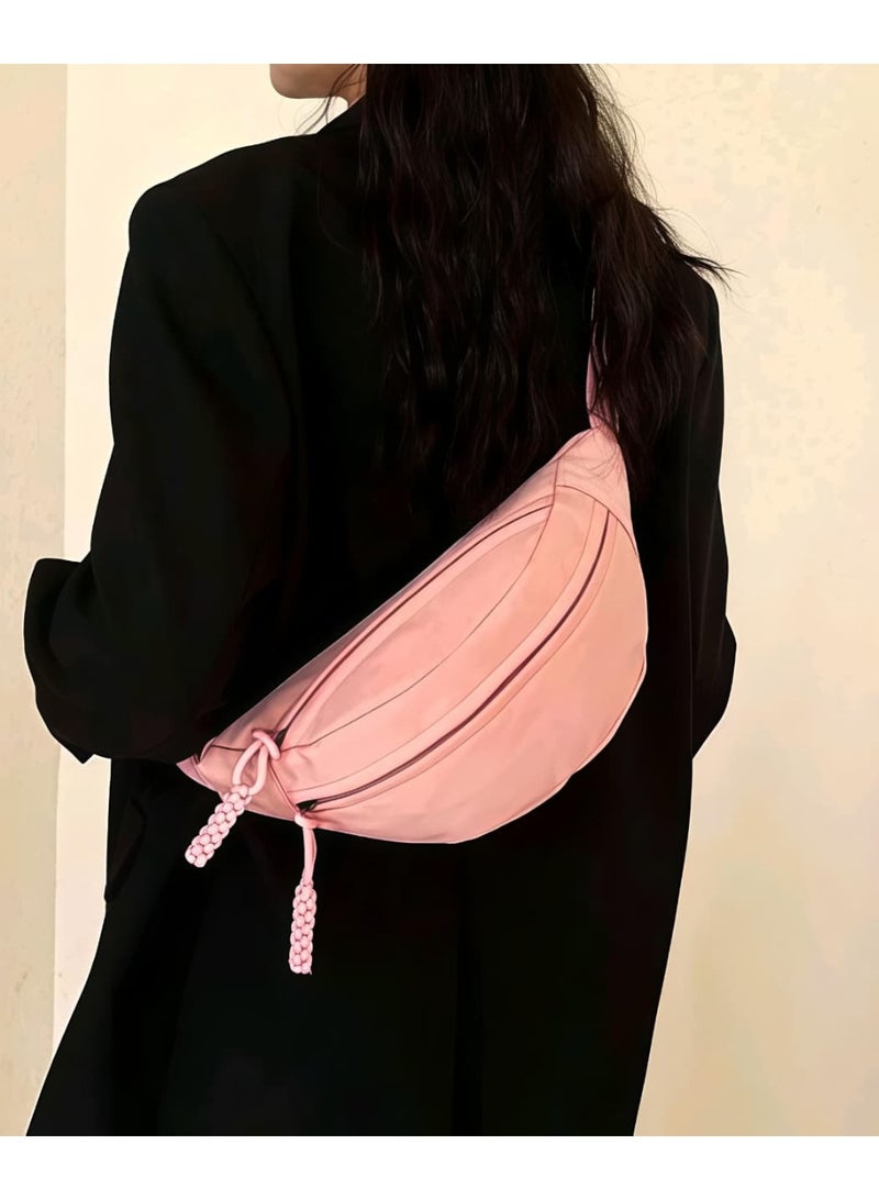 شي إن حقيبة صدر/خصر من النايلون ذات سعة عالية - Image 1