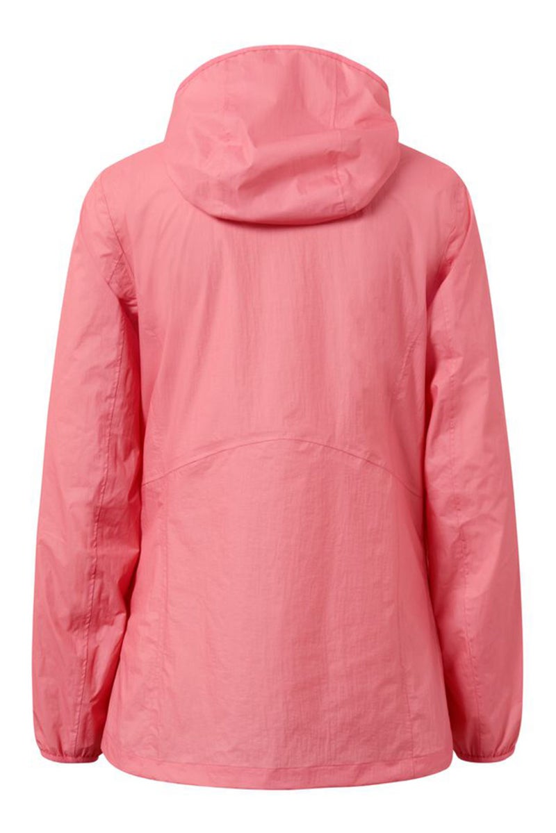Tchibo Women Plain Hooded Wind Breaker Jacket, Pink  - Image 3
