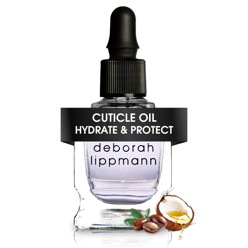 Deborah Lippmann Cuticle Oil, Hydrating Nail Care Treatment, Repair Dry Cuticles with Vitamin E and Coconut Oil, 0.50 Fl Oz - Image 1