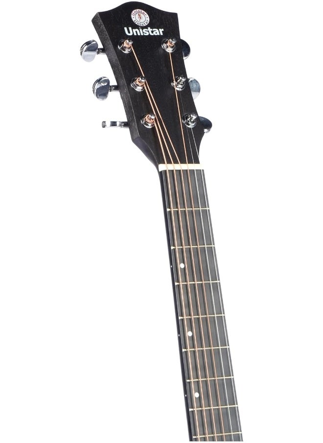 UNISTAR Unistar LS-130TBK Acoustic Guitar  - Image 3