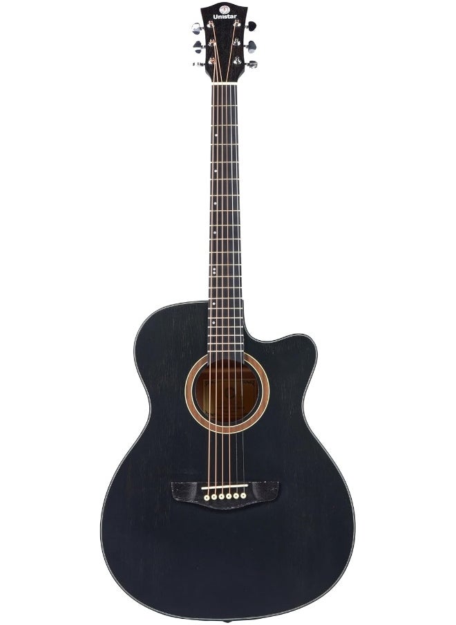 UNISTAR Unistar LS-130TBK Acoustic Guitar  - Image 5