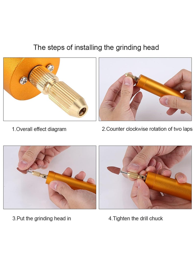 ZURITY ZURITY Mini Usb Drill Machine Grinding Polishing Engraving Machine Tool Kit Accessories Home Repair Kit Tool Kit Cordless Project Kit Set of 1  - Image 4