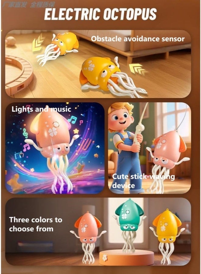 Day Wins Amazing Dancing Octopus Robot | Swing Dance | Music and Light Interactive | Baby Crawling Guide | 360-Degree Rotating Tentacles | Electric Parent-Child Toy - Image 2