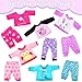 K. T. Fancy KT Fancy 5 Sets Baby Doll Clothes for 1418 Inch Dolls Gift for Kids Birthday Childrens Day Christmas - Image 4