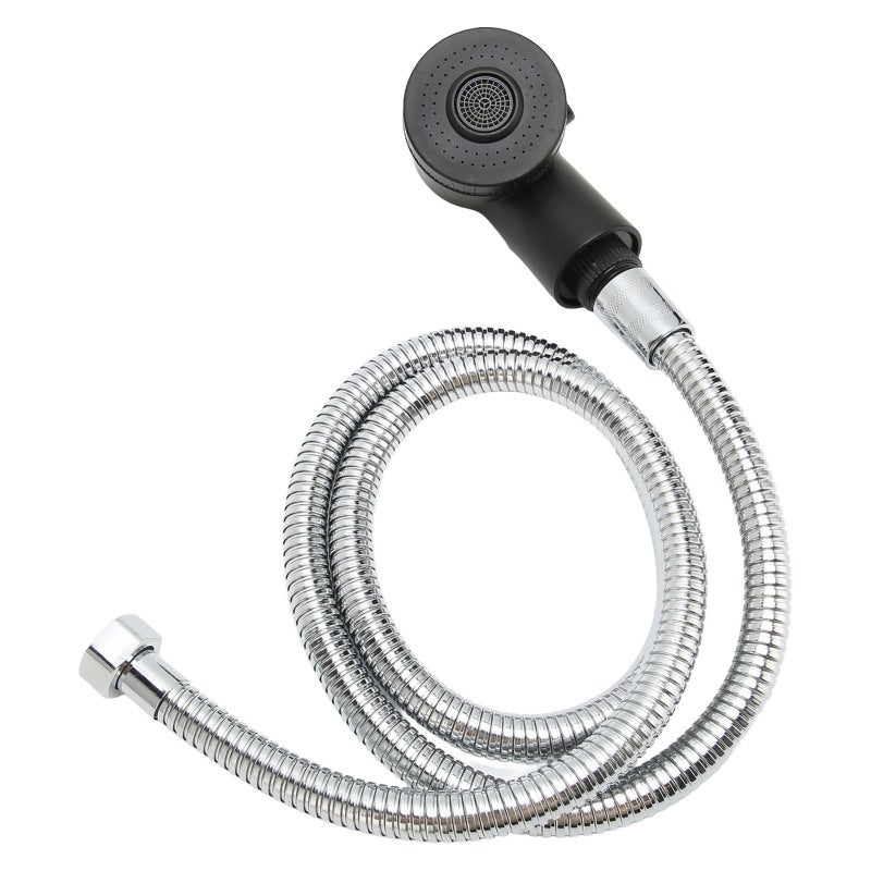 Shampoo Bowl Sprayer: 2 Gear Sprayer Head With 120Cm Flexible Pipe - Anti Splashing Shampoo Replacement Set For Professional Salon, Barbershop Or Home Bathroom - Image 1