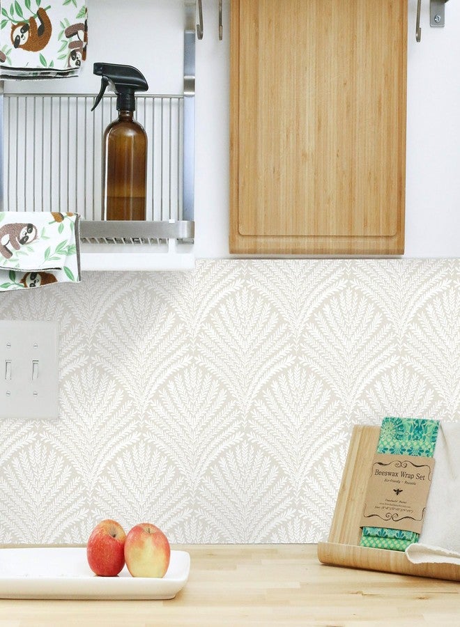 Ismoon Modern Peel & Stick Wallpaper - Removable, Geometric Boho Grey Contact Paper, Self-Adhesive Decorative Wallpaper for Bedroom, Bathroom, Cabinets - Vinyl, 16.1inx393in - Image 2