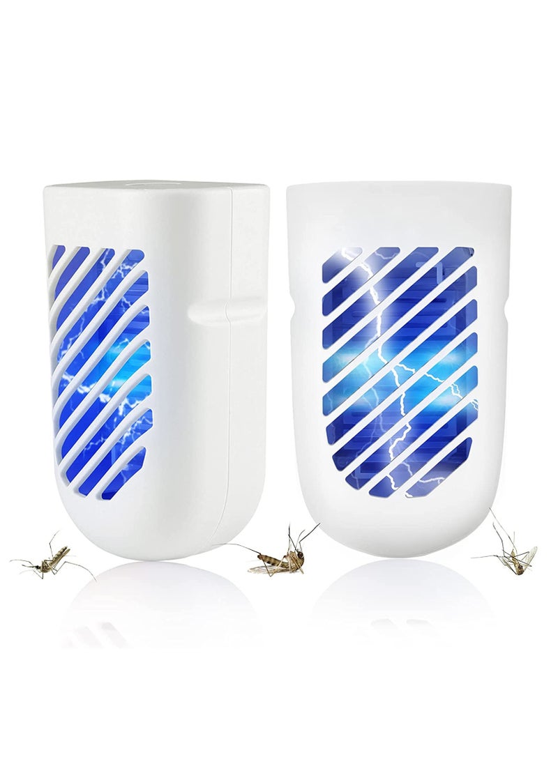 Electronic Fly Bug Zapper, Fly and Insect Killer, Mosquito, Moth, Wasp, Fruit fly catchers for the home indoor plug in, Powerful Fly Zapper with UV Light