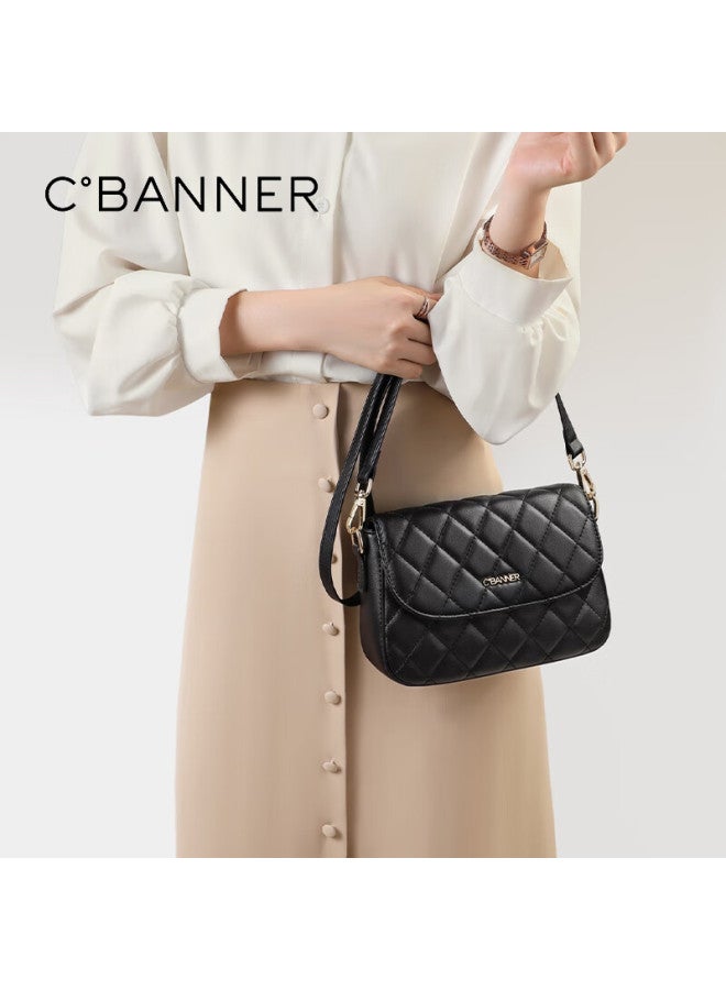 C.banner Leather Quilted Crossbody Shoulder Bag Luxury Gift For Women Girlfriend Birthday New Year - Image 2