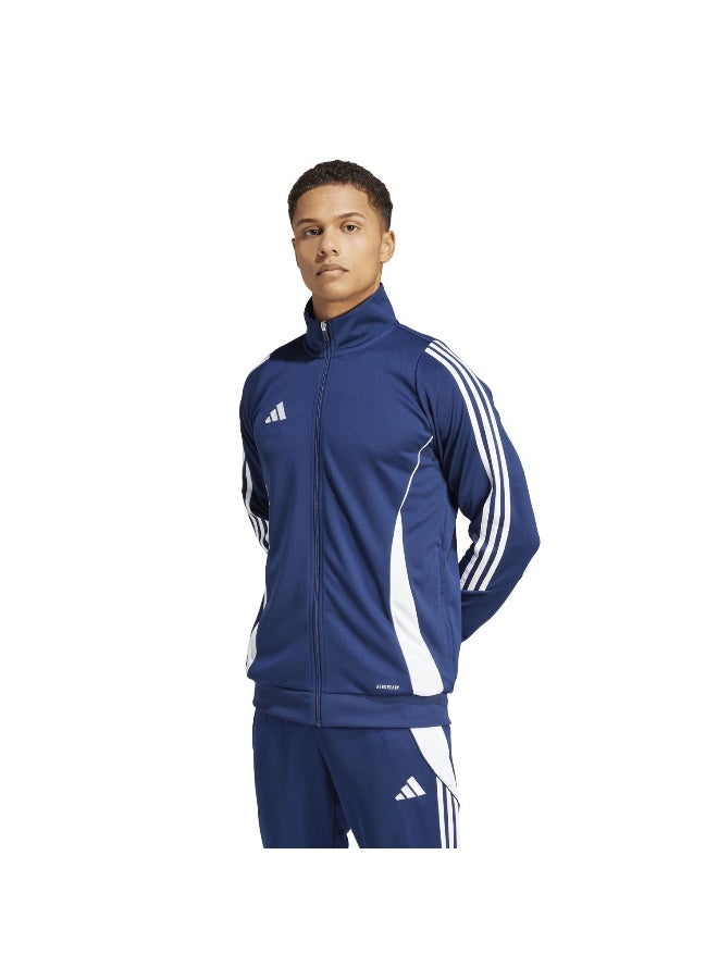 adidas جاكيت تراك سوت تيرو  أزرق للرجال - Image 3