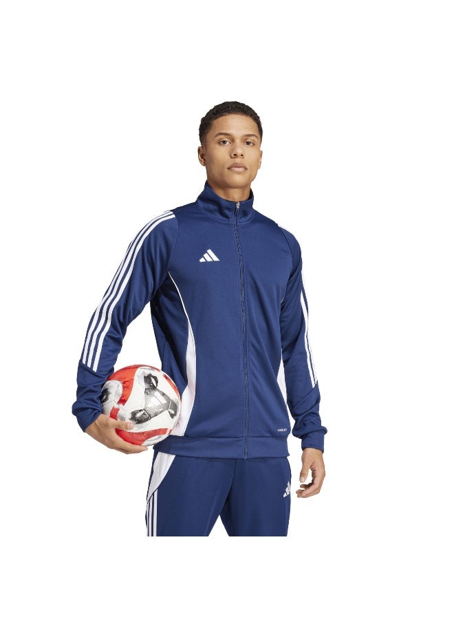 adidas جاكيت تراك سوت تيرو  أزرق للرجال - Image 5