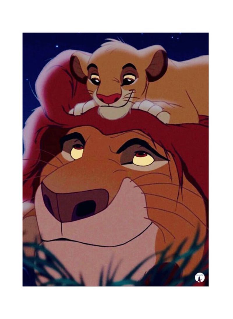 RKN Metal Plate Of Disney Poster Multicolor