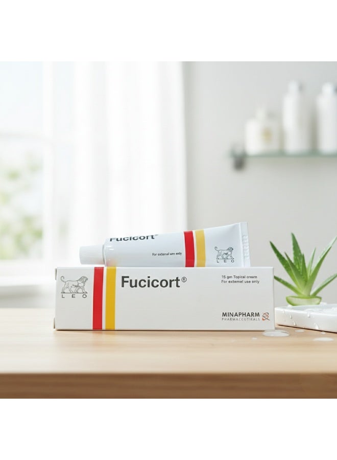 فوسيكورت فيوسيكورت كريم مضاد حيوي للحبوب والالتهابات الجلدية 15جم - Image 2