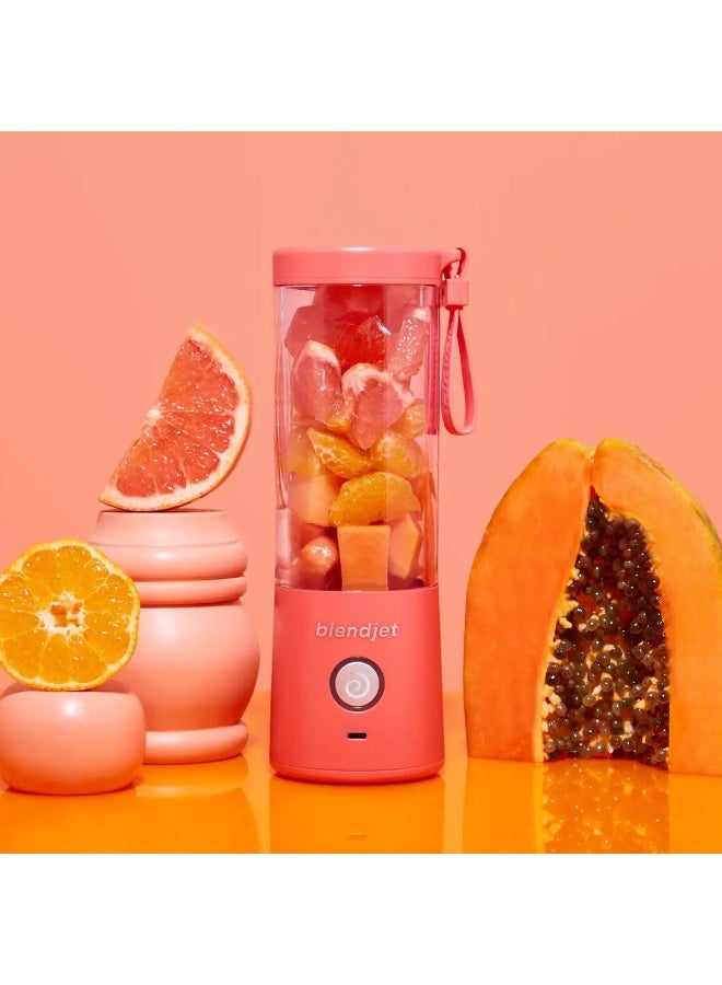 بليندجيت The BlendJet 2 coral is a compact, 16 oz (20 oz total capacity) portable blender - Image 2