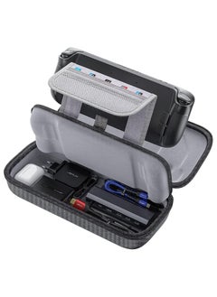 Carrying Case Compatible with Steam Deck, Protective Hard Shell Carry Case Built-in Charger & Docking Station Storage Upgrade, Portable Travel Case for Steam Deck Console & Accessories