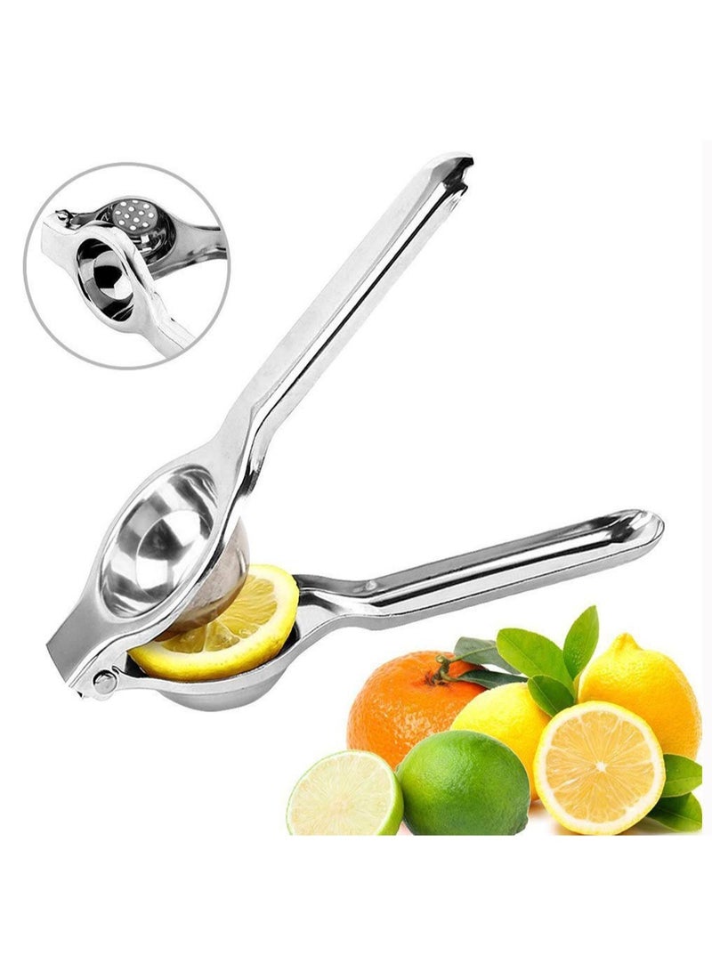 عصارة ليمون، عصارة ستانلس ستيل، عصارة توابل الطبخ، عصارة عصير برتقال، عصارة يدوية، قابلة للتنظيف في غسالة الأطباق، عصارة معدنية - Image 1