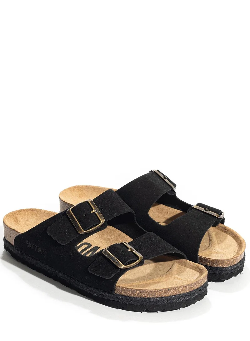 BAYTON Benalla Leather Flat Sandals
