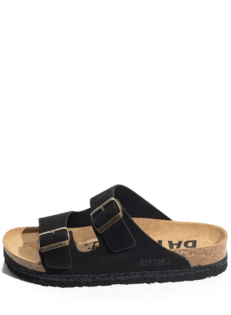 BAYTON Benalla Leather Flat Sandals