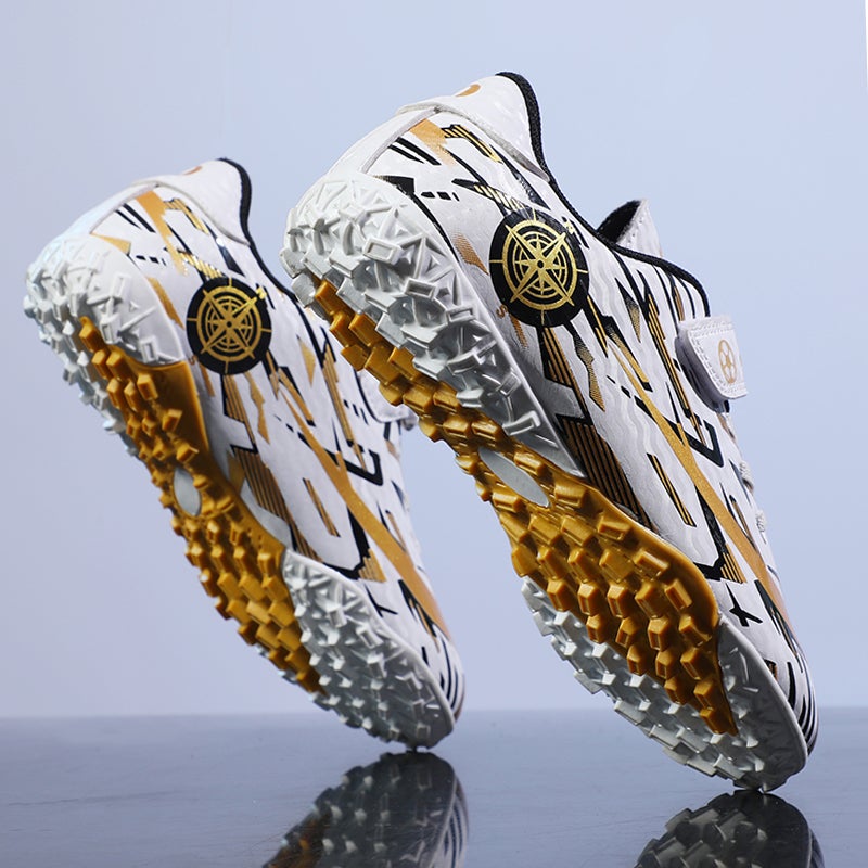 Hydrogen Cloud Joint Children'S Football Shoes Boys Broken Nail Shoes Primary School Students Assassin Long Nail Shoes Boys Sneakers - Image 4