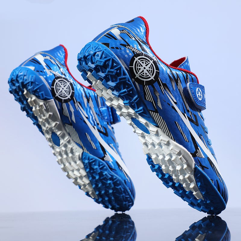 Hydrogen Cloud Joint Children'S Football Shoes Boys Broken Nail Shoes Primary School Students Assassin Long Nail Shoes Boys Sneakers - Image 2