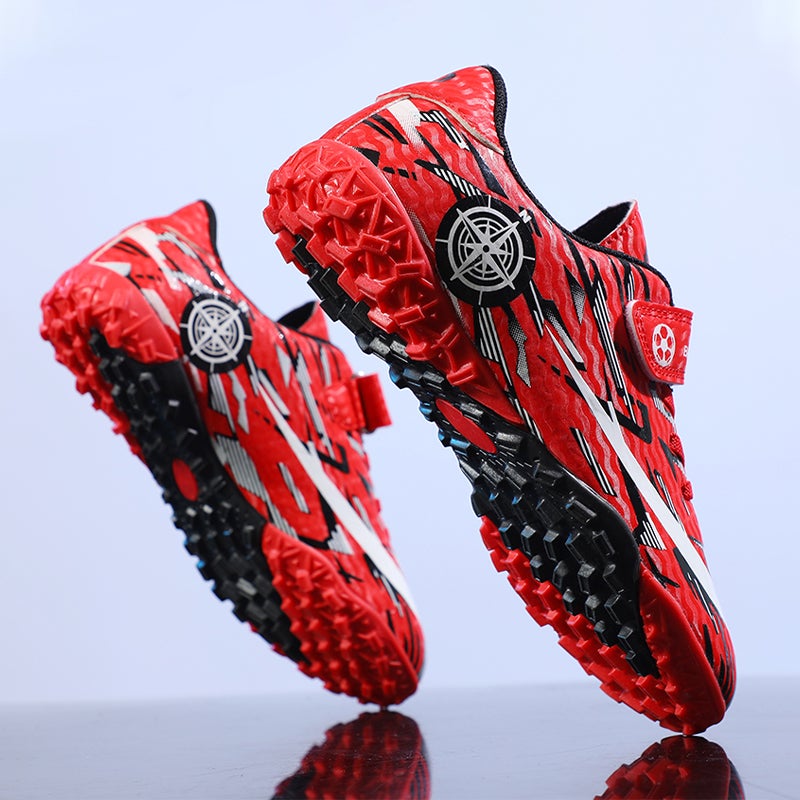 Hydrogen Cloud Joint Children'S Football Shoes Boys Broken Nail Shoes Primary School Students Assassin Long Nail Shoes Boys Sneakers - Image 5