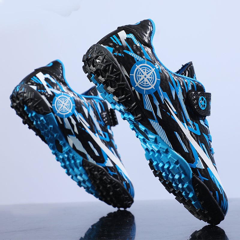 Hydrogen Cloud Joint Children'S Football Shoes Boys Broken Nail Shoes Primary School Students Assassin Long Nail Shoes Boys Sneakers - Image 3